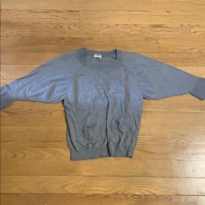 Cropped grey sweater